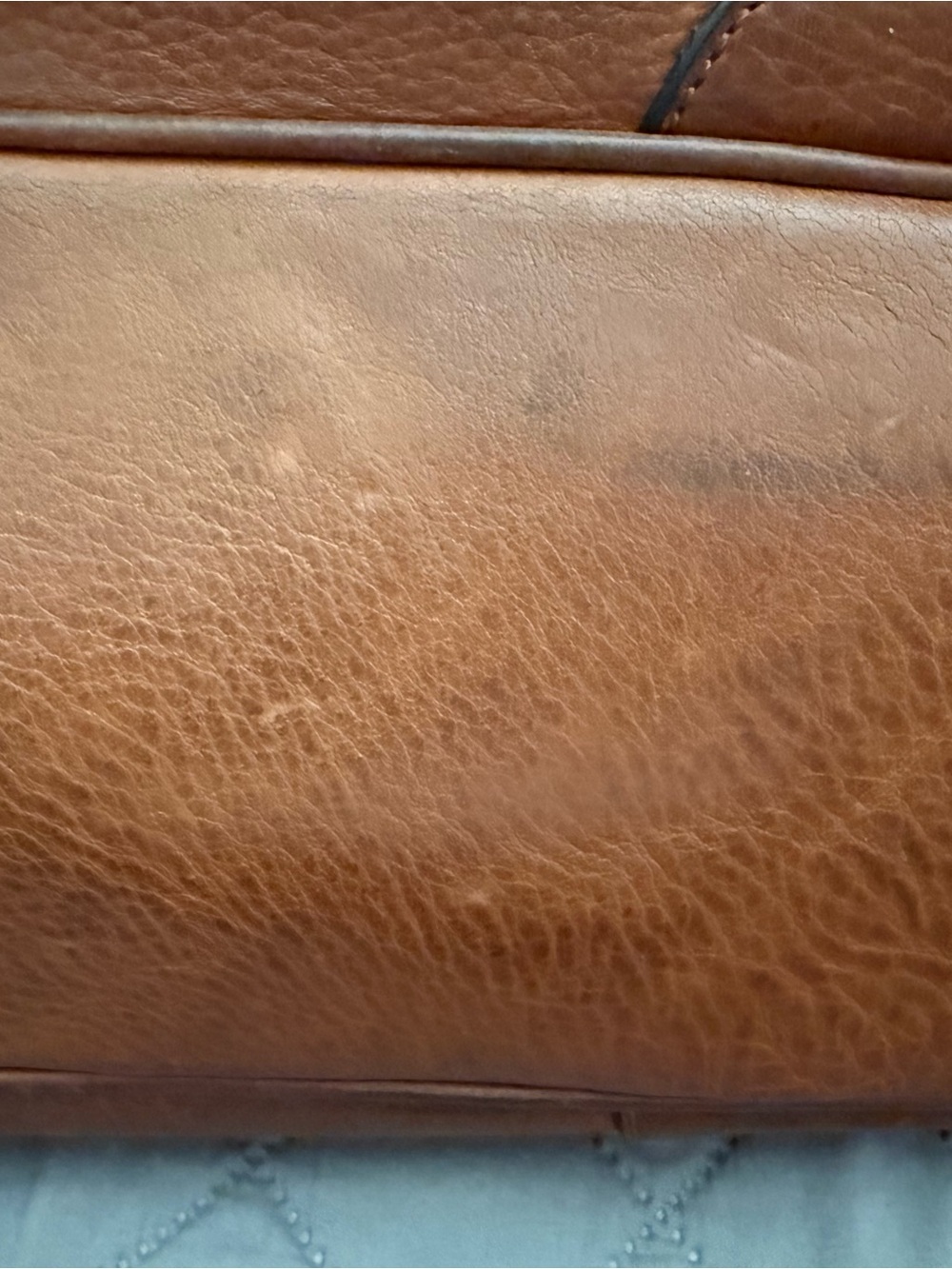 Prada Tan Leather Tote with Gold Hardware - Picture 5 of 16